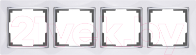 Рамка для выключателя Werkel Snabb WL03-Frame-04 / a028883 (белый)