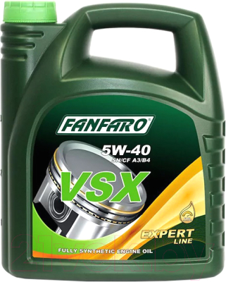 Моторное масло Fanfaro VSX 5W40 SN/CH-4 / FF6702-5 (5л)