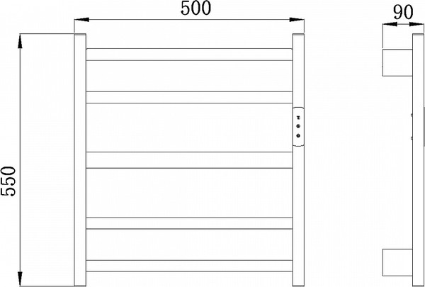 Полотенцесушитель электрический Raglo R350.02.33