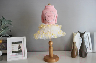 Платье для животных Nicovaer Принцесса / 02133 (L, розовый)