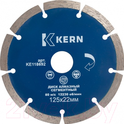 Отрезной диск алмазный Kern KE118715