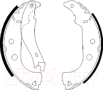 

Тормозные колодки Bosch, 0986487629