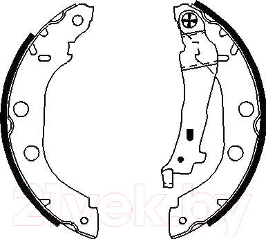 

Тормозные колодки Bosch, 0986487699