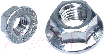 Гайка Starfix С фланцем М16 DIN 6923 / SMC3-66051-50 (50шт, оцинкованный)