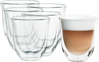 Набор стаканов для горячих напитков DeLonghi DLSC301 (6шт) - 