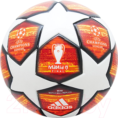 Футбольный мяч Adidas Finale 19 Madrid Mini / DN8684 (размер 1)