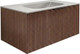 Тумба с умывальником Oliveeka Terra 80 TER80R + Flow F80W (орех/белый) -