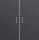 Клавиша для выключателя Rikett 35615 MB (черный матовый) -