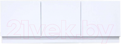 Экран для ванны МетаКам С откидными дверцами 168x56-60 (белый)