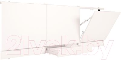 Экран для ванны МетаКам С выдвижным ящиком 169x54-58 (белый)