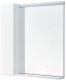 Шкаф с зеркалом для ванной Акватон Рене 80 (1A222502NRC80) - 