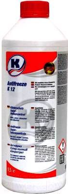 Антифриз Kuttenkeuler Antifreeze K12 концентрат / 510133 (1.5л, красный)