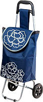Сумка-тележка Perfecto Linea 42-661010 (синий, цветок) - 