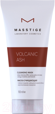 Маска для лица кремовая Masstige Volcanic Ash очищающая (100мл)