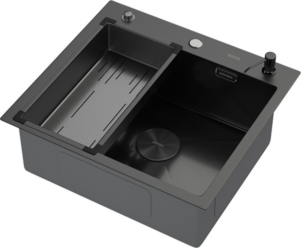 Мойка кухонная Arfeka ECO AR 55x50 POP-UP+CL G+DS