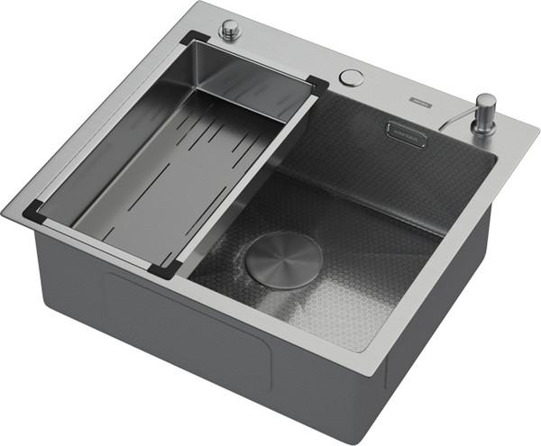 Мойка кухонная Arfeka ECO AR 55x50 POP-UP+CL G+DS