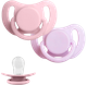 Набор пустышек Paomma Силиконовые 6-18 мес (Baby Pink/Lilac) - 