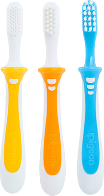 Набор зубных щеток Pigeon Baby Training Toothbrush Set / 78343-1 - 