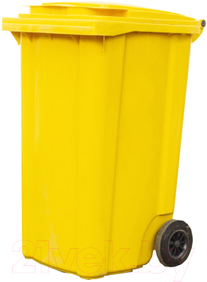 Контейнер для мусора Plastik Gogic 240л (желтый)