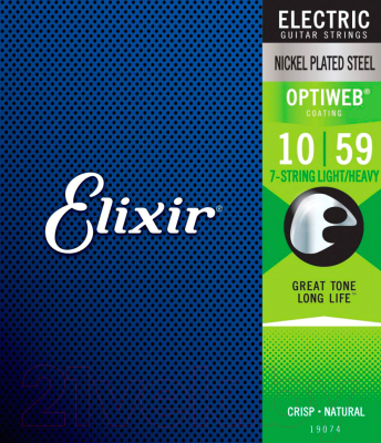 Струны для электрогитары Elixir Strings 19074 / 10-59 7-String