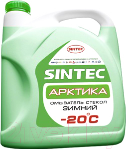 Жидкость стеклоомывающая Sintec Арктика -20С / 900601 (4л)
