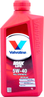 Моторное масло Valvoline Maxlife Synthetic 5W40 / 872363 (1л)