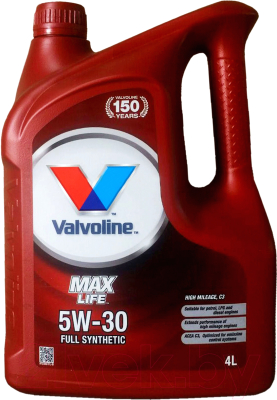 Моторное масло Valvoline Maxlife C3 5W30 / 872368 (4л)