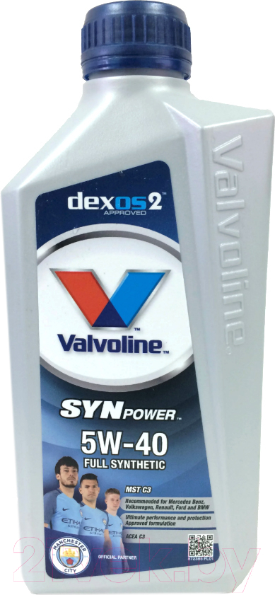Моторное масло Valvoline SynPower MST C3 5W40 / 872385 (1л)