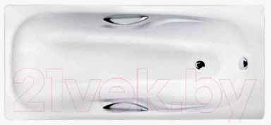 Ванна стальная Smavit Etruria Relax Titanium 170x75 (с ручками, без ножек)