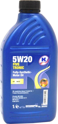 Моторное масло Kuttenkeuler Five Tronic 5W20 / 309282 (1л)