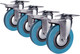 Комплект колес для тележки складской Longway SCgb 25m (4шт) - 