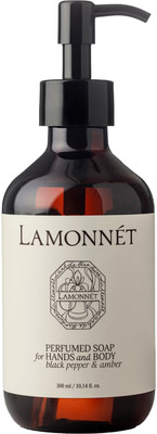 Мыло жидкое LAMONNET Черный перец и амбра (300мл) - 