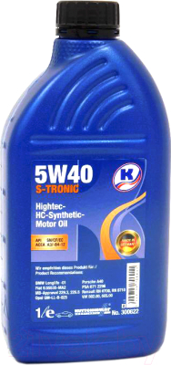 Моторное масло Kuttenkeuler S-Tronic 5W40 / 300622 (1л)