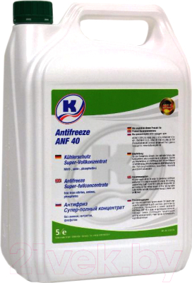 Антифриз Kuttenkeuler Antifreeze ANF 40 концентрат / 510174 (5л, зеленый)