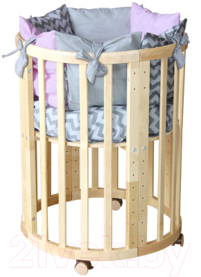 Детская кровать-трансформер Polini Kids Simple 911 (натуральный)