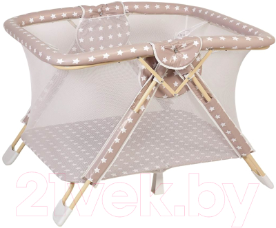 

Игровой манеж Polini Kids, Comfort. Звезды