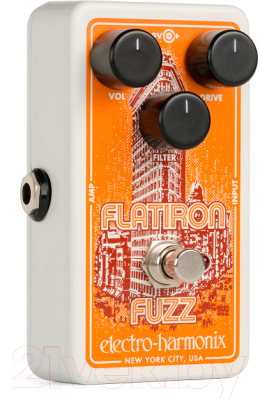 Педаль электрогитарная Electro-Harmonix Flatiron Fuzz Op-Amp Powered Fuzz
