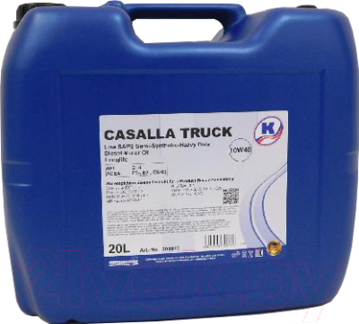 Моторное масло Kuttenkeuler Casalla Truck 10W40 / 309875 (20л)