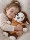 Мягкая игрушка BelToys Овечка мальчик (шоколадный/ирис) - 