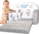 Диван детский BelToys Мини Нежный котик + 2 подушки (серый) - 