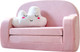 Диван детский BelToys Мини Облако + подушка (пудровый) - 