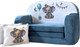 Диван детский BelToys Мини Слоники + 2 подушки (бирюзовый) - 