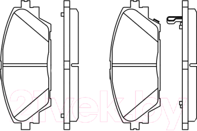 

Тормозные колодки Bosch, 0986494804