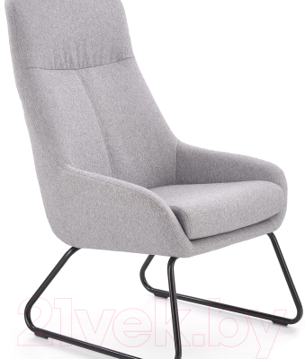 Комплект мягкой мебели Halmar Bolero с подставкой для ног (светло-серый)