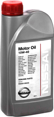 

Моторное масло Nissan, Motor Oil SS A3/B4 10W40 / KE90099932R