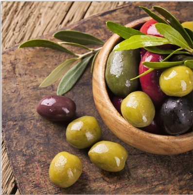 

Картина на стекле Orlix, Оливки 3 / GL-00796