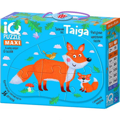 Развивающая игра Айрис-пресс Напольный. Тайга 3+ (4627176367698) - 