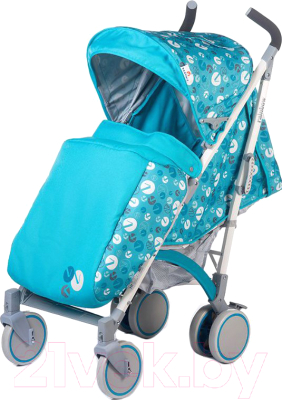 Детская прогулочная коляска Babyhit Rainbow LT (голубой/серый)