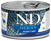 

Корм для собак Farmina, N&D Ocean Sea Bass & Squid Mini