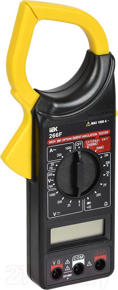 Клещи токоизмерительные IEK Expert 266F / TCM-1F-266